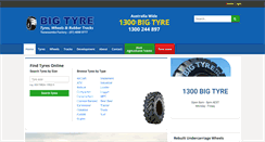 Desktop Screenshot of bigtyre.com.au